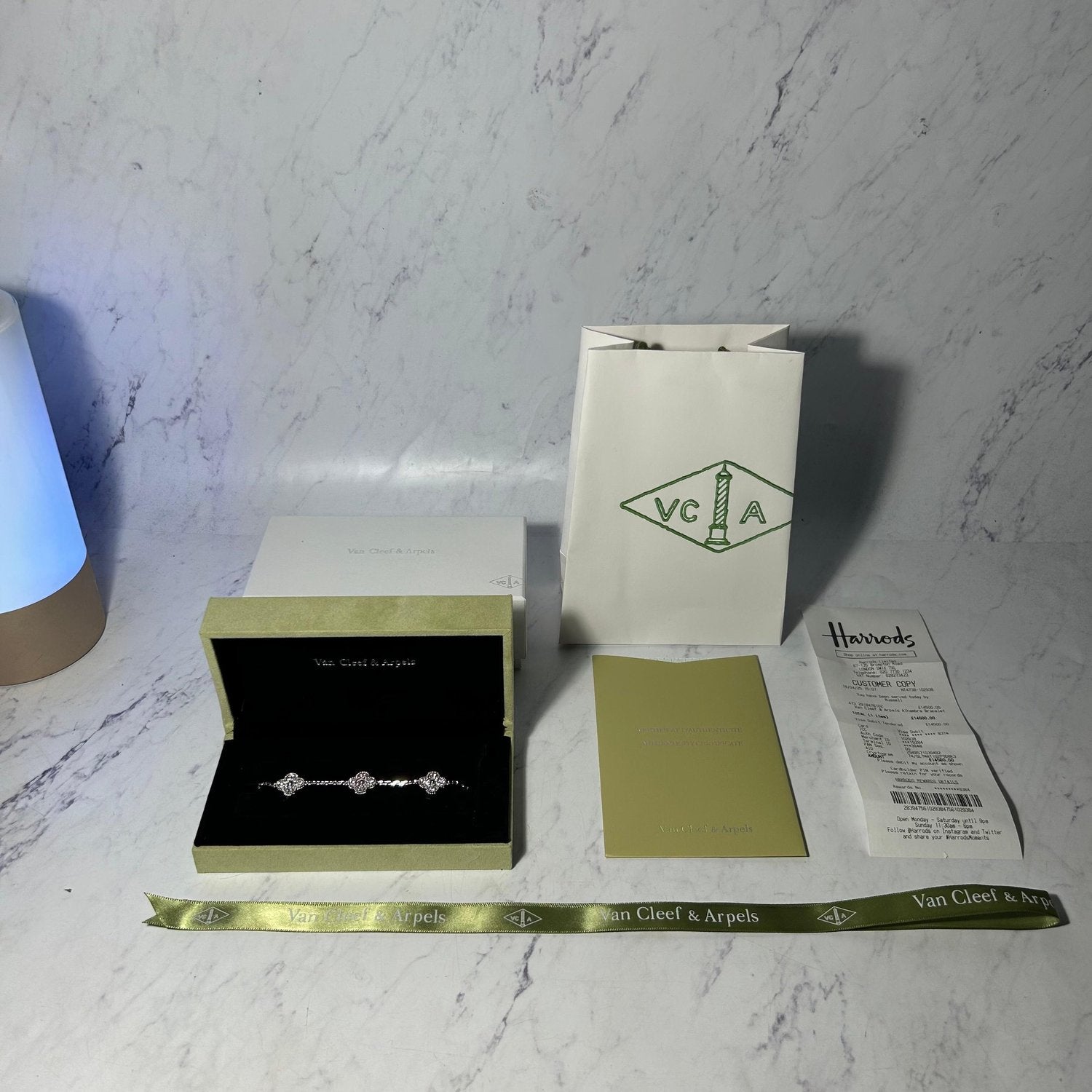 VAN CLEEF DIAMOND ALHAMBRA BRACELETS (8 COLOURS) - Image 31