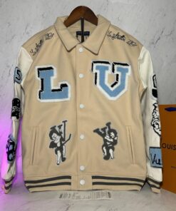 LV VARSITY JACKET (SIZE M-XL)