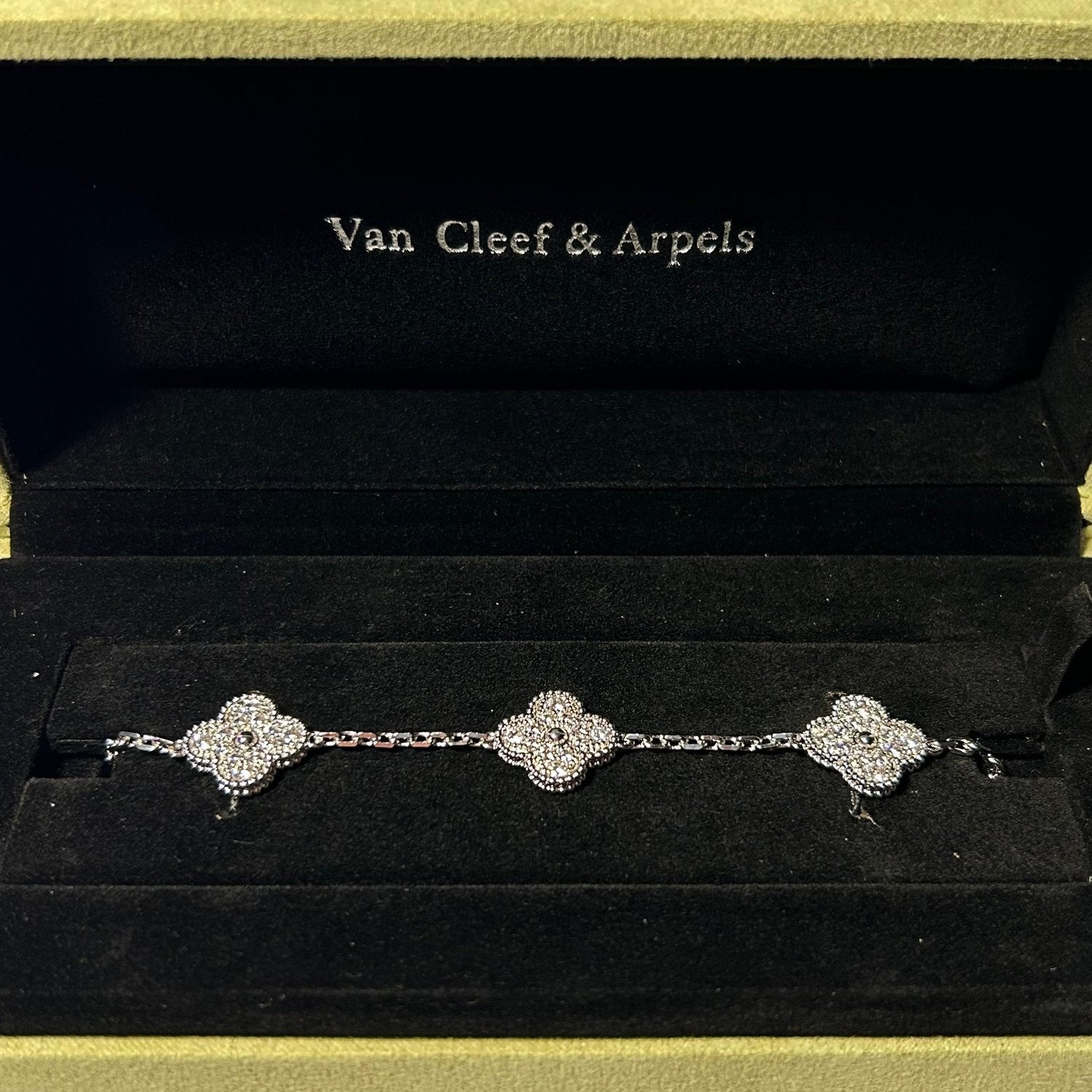 VAN CLEEF DIAMOND ALHAMBRA BRACELETS (8 COLOURS) - Image 33