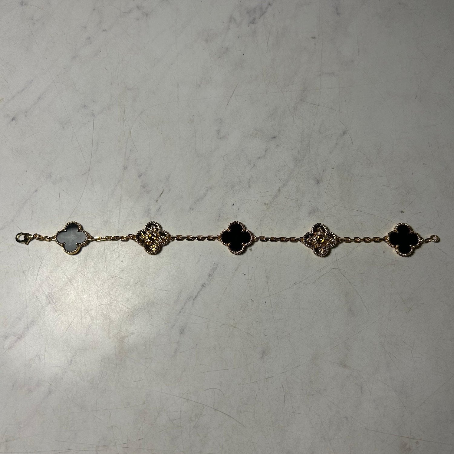 VAN CLEEF DIAMOND ALHAMBRA BRACELETS (8 COLOURS) - Image 6