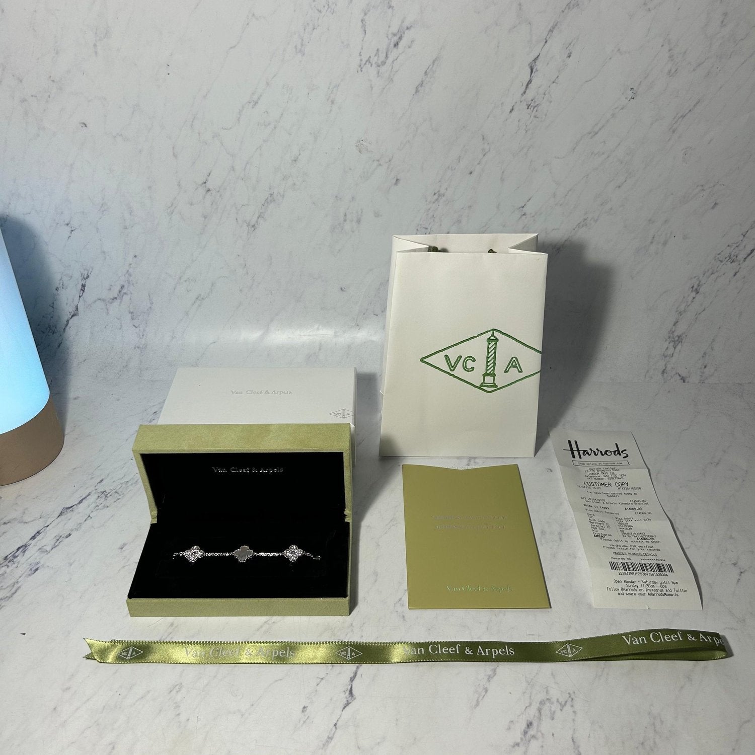 VAN CLEEF DIAMOND ALHAMBRA BRACELETS (8 COLOURS) - Image 26