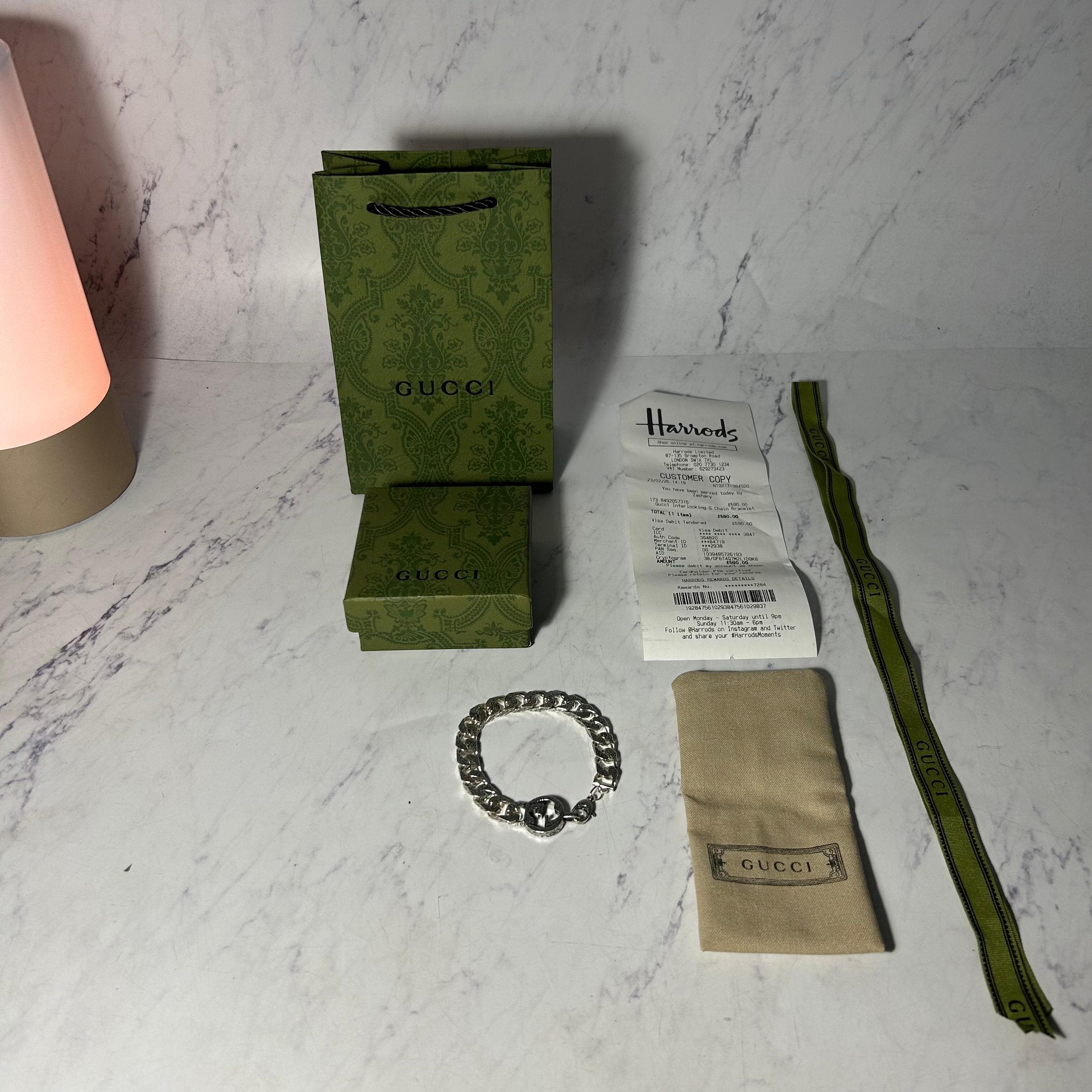 GUCCI INTERLOCKING G BRACELET - Image 5