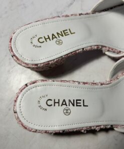 Alternative view of CHANEL TWEED SANDALS (SIZE 4-7 UK)
