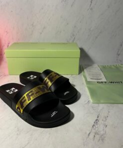 OFF WHITE INDUSTRIAL SLIDERS (SIZE 8-11 UK)