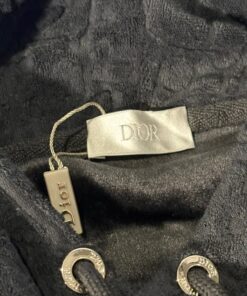 Alternative view of DIOR HOODIE BLACK OBLIQUE (SIZE S-XL)