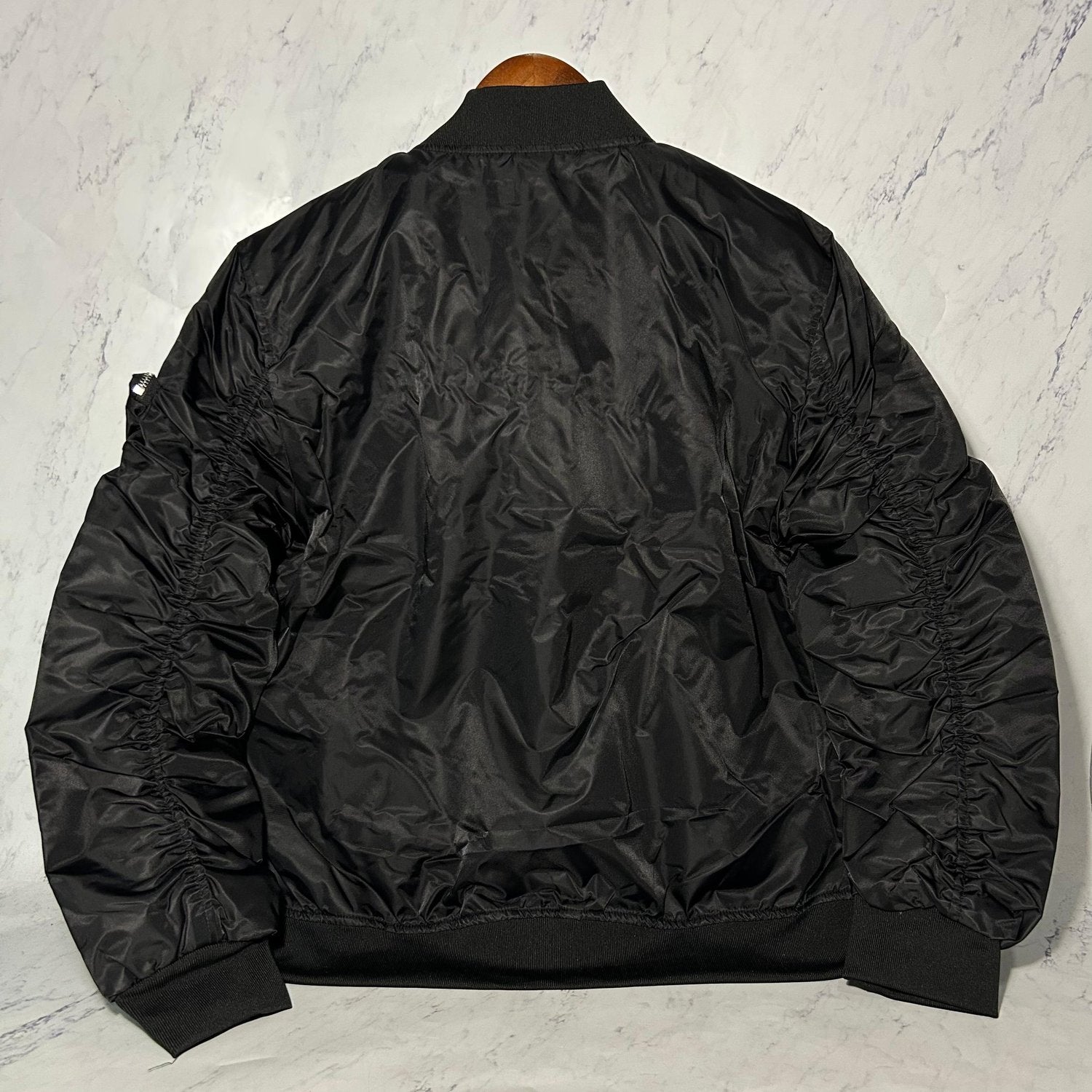 PRADA RE-NYLON BOMBER JACKET (SIZE S-XL) - Image 3