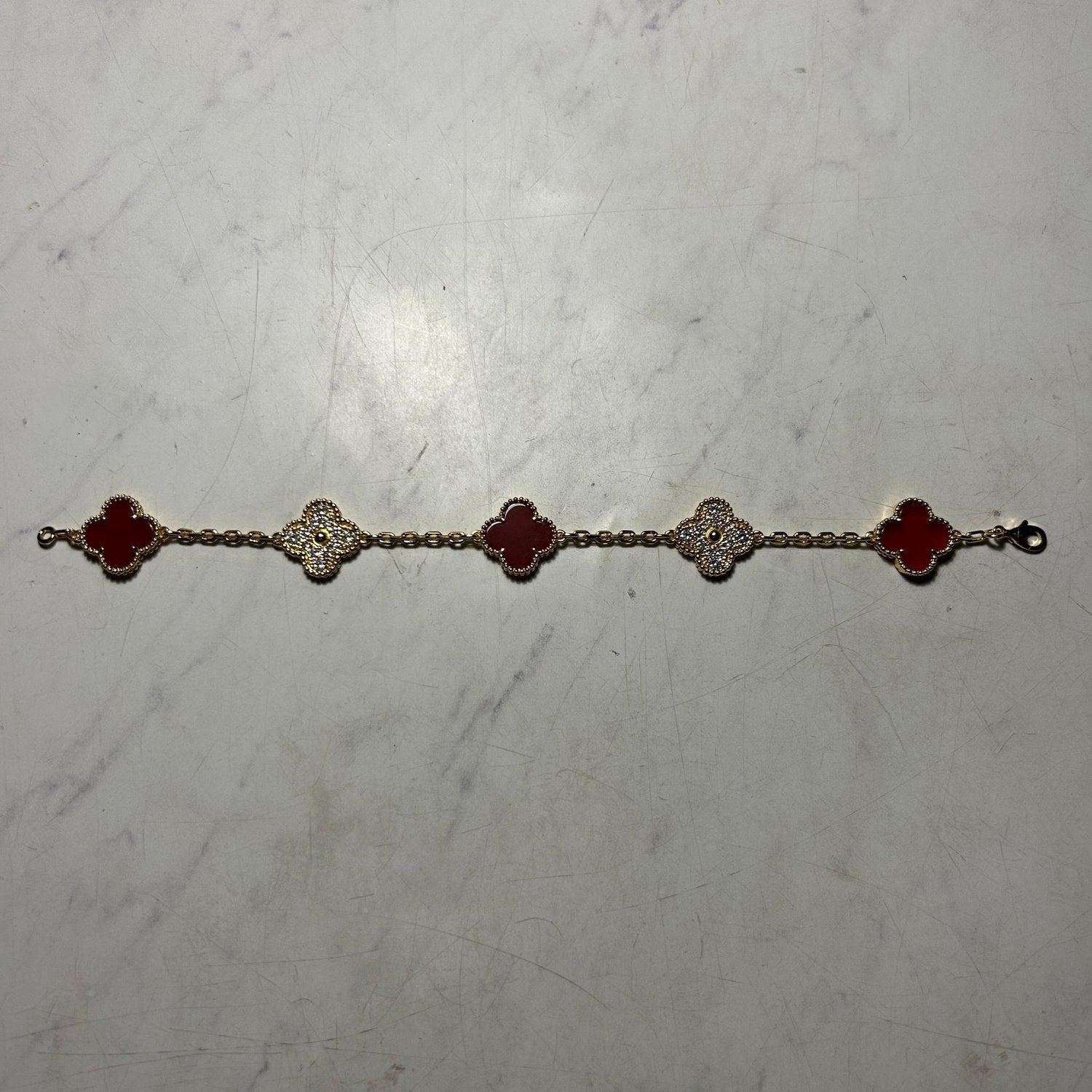 VAN CLEEF DIAMOND ALHAMBRA BRACELETS (8 COLOURS) - Image 19