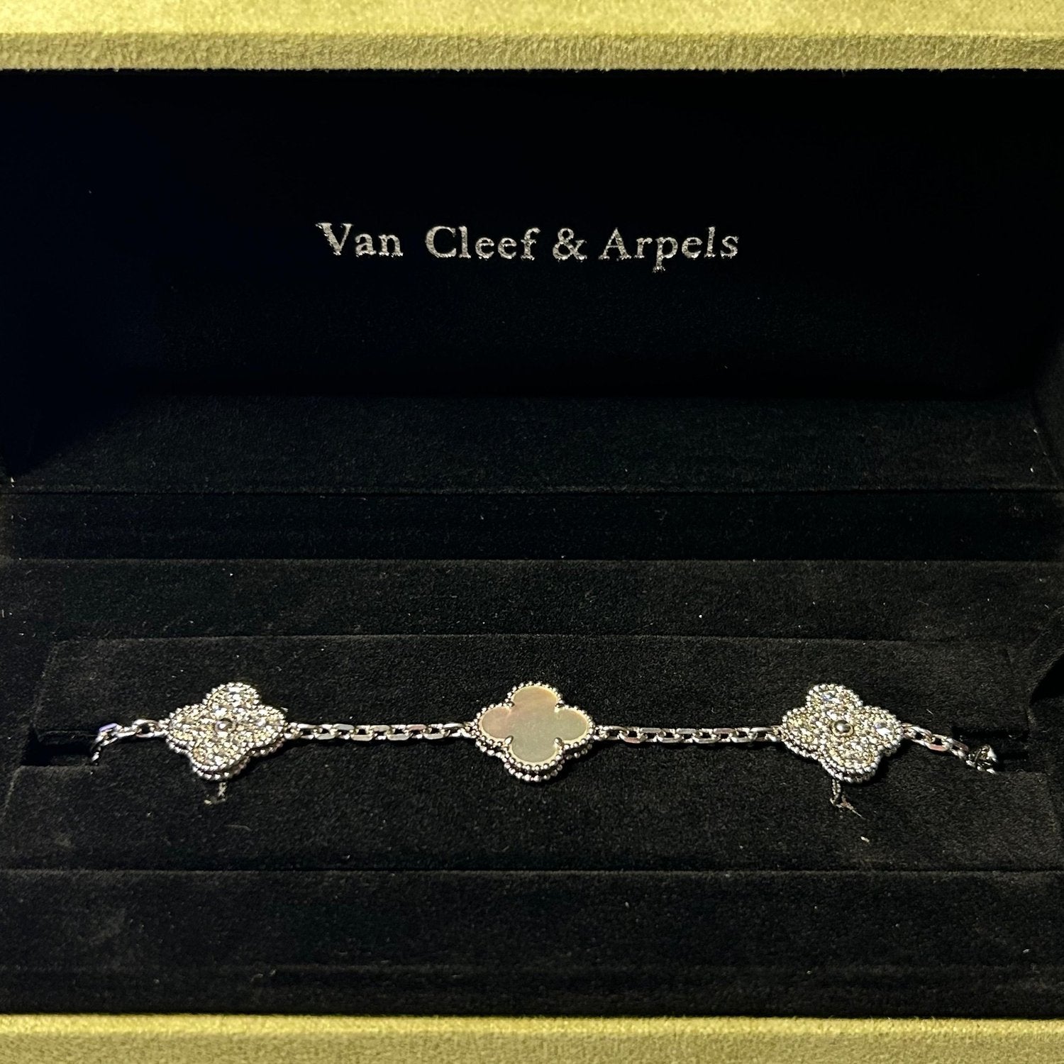 VAN CLEEF DIAMOND ALHAMBRA BRACELETS (8 COLOURS) - Image 27