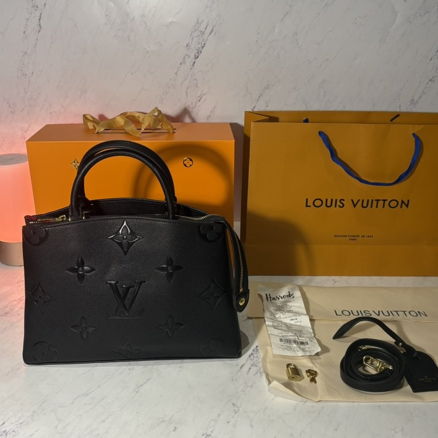 LV GRAND PALAIS HANDBAG SHADOW MONOGRAM