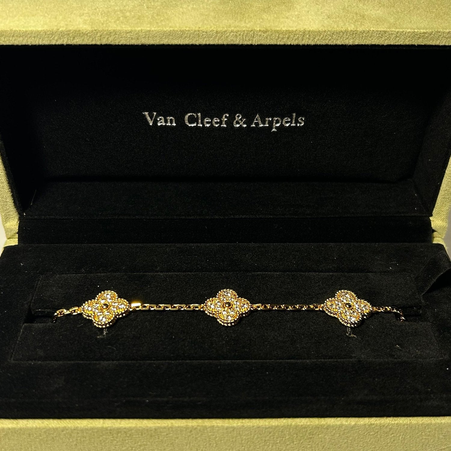 VAN CLEEF DIAMOND ALHAMBRA BRACELETS (8 COLOURS) - Image 37