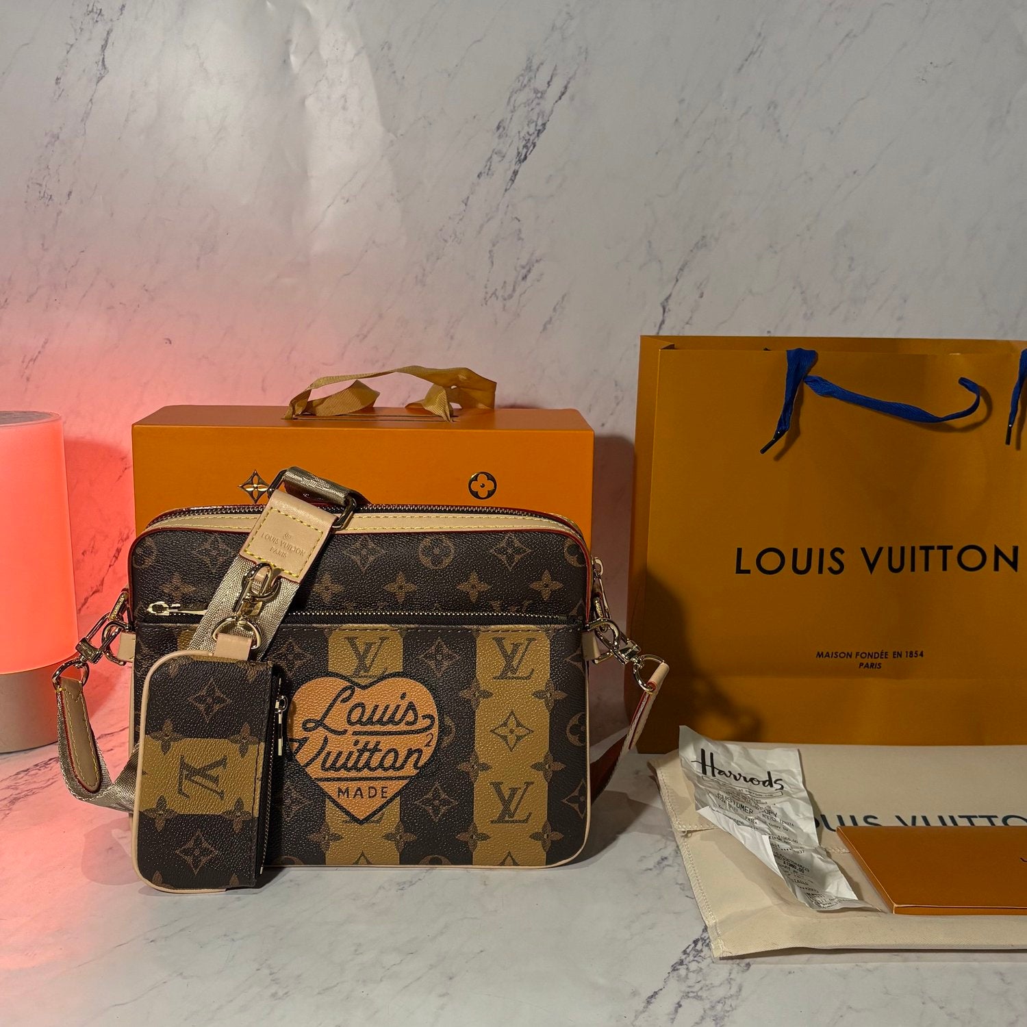 LV TRIO BAG STRIPE MONOGRAM