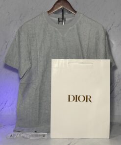 DIOR OBLIQUE T-SHIRT (GREY SIZE S-XL)