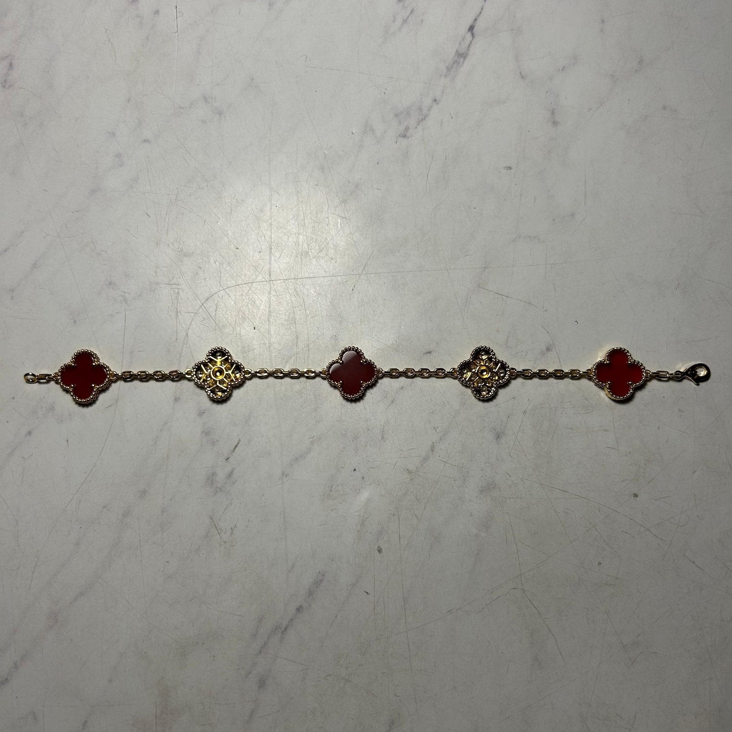 VAN CLEEF DIAMOND ALHAMBRA BRACELETS (8 COLOURS) - Image 20