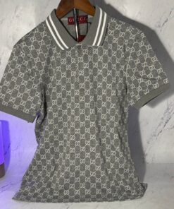 Alternative view of GUCCI POLO SHIRT GG PIQUET JACQUARD (SIZE M-XL)