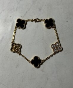 Alternative view of VAN CLEEF DIAMOND ALHAMBRA BRACELETS (8 COLOURS)