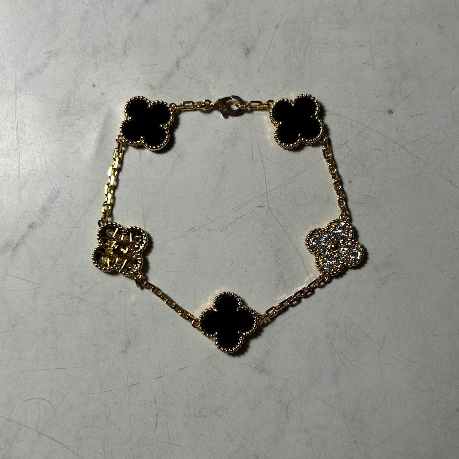 VAN CLEEF DIAMOND ALHAMBRA BRACELETS (8 COLOURS) - Image 2