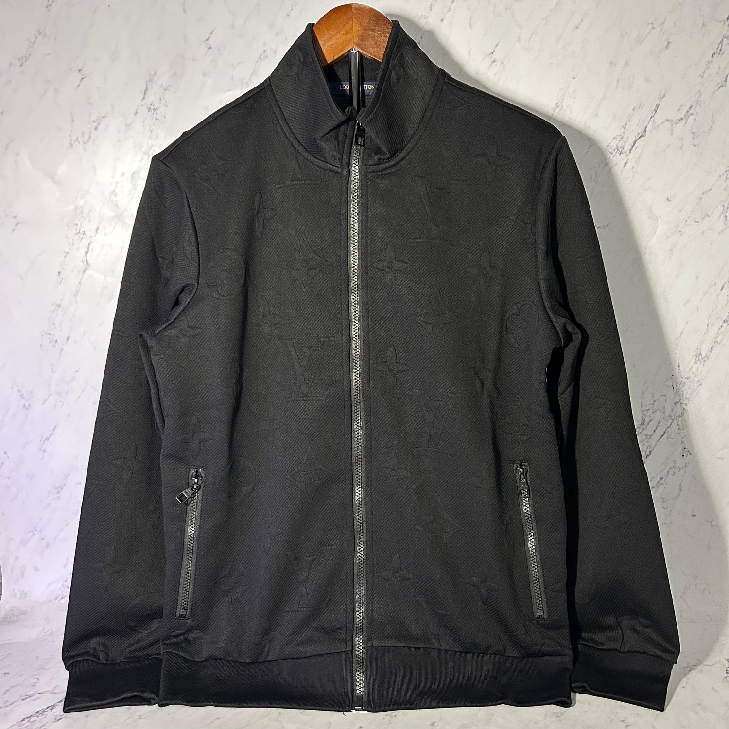 LV MONOGRAM FLEECE TRACKSUIT TOP (SIZE M-XL) - Image 3