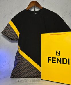 FENDI DIAGONAL T-SHIRT (SIZE S-XL)