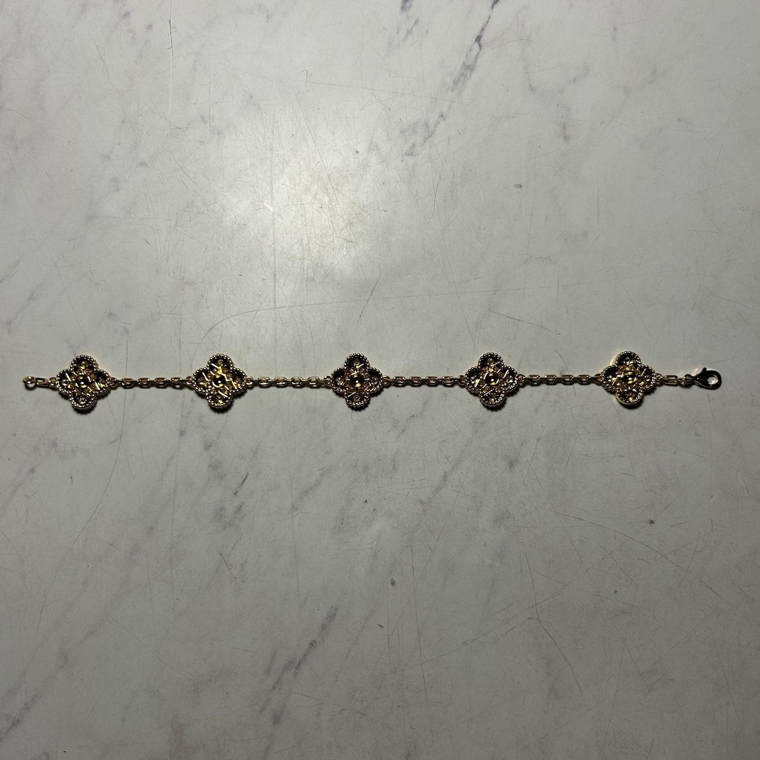 VAN CLEEF DIAMOND ALHAMBRA BRACELETS (8 COLOURS) - Image 35