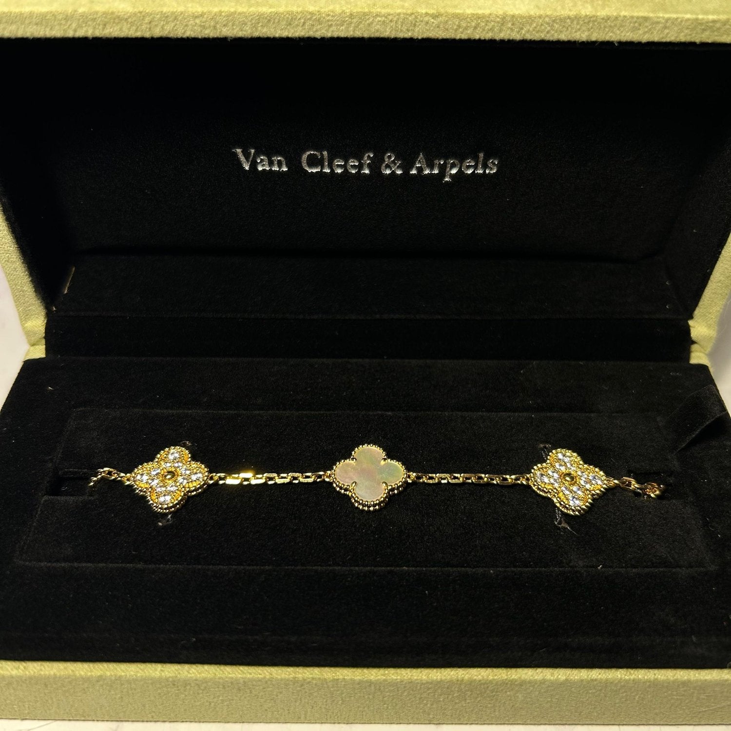 VAN CLEEF DIAMOND ALHAMBRA BRACELETS (8 COLOURS) - Image 22