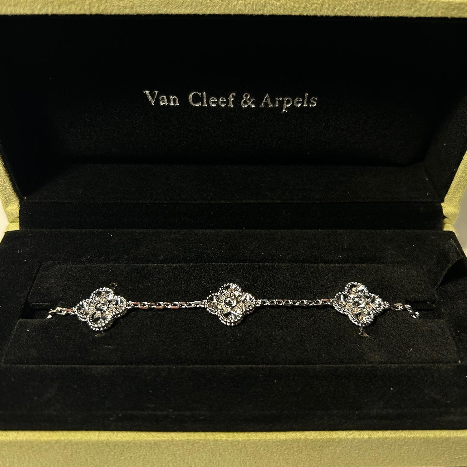 VAN CLEEF DIAMOND ALHAMBRA BRACELETS (8 COLOURS) - Image 32