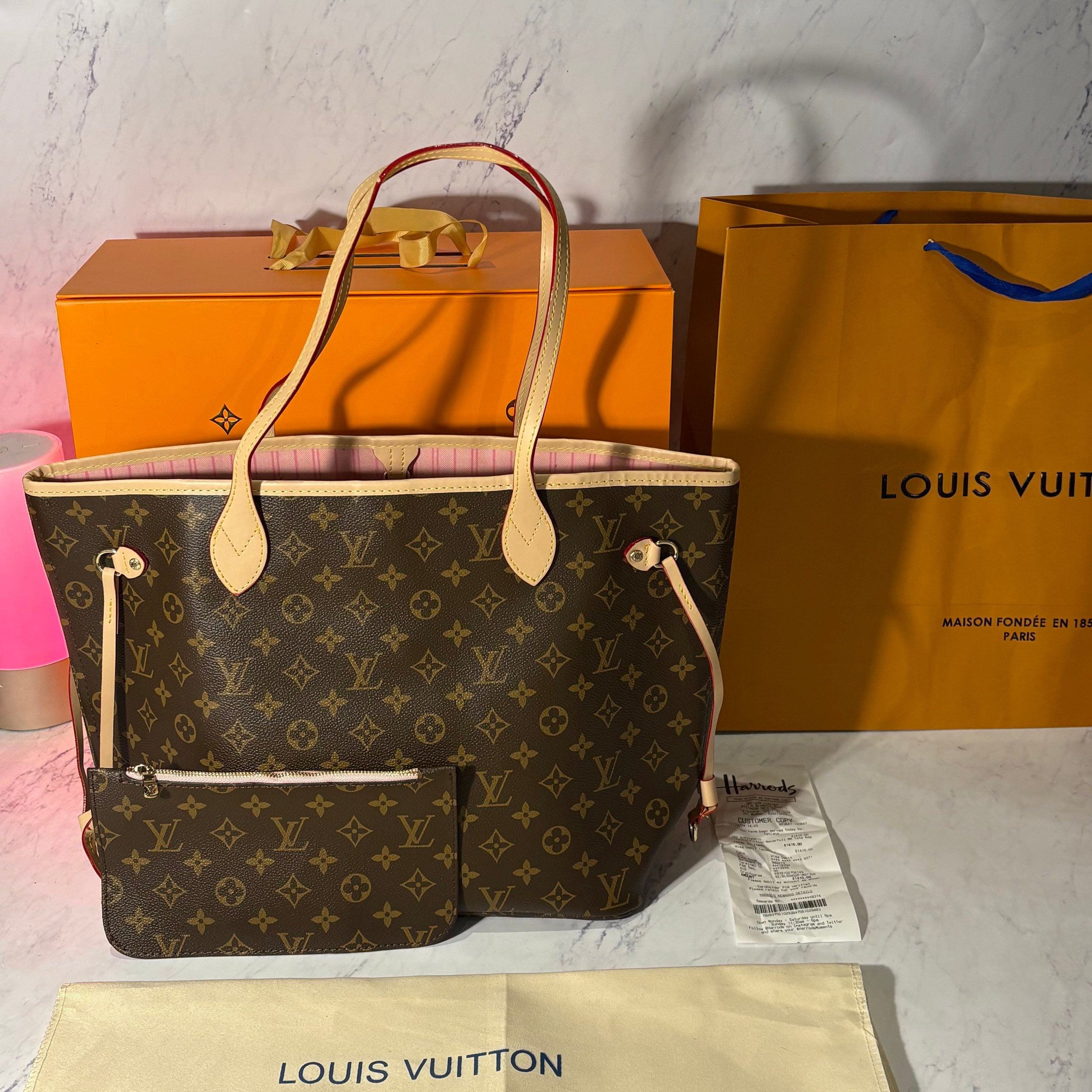 LV TOTE BAG BROWN MONOGRAM - Image 4