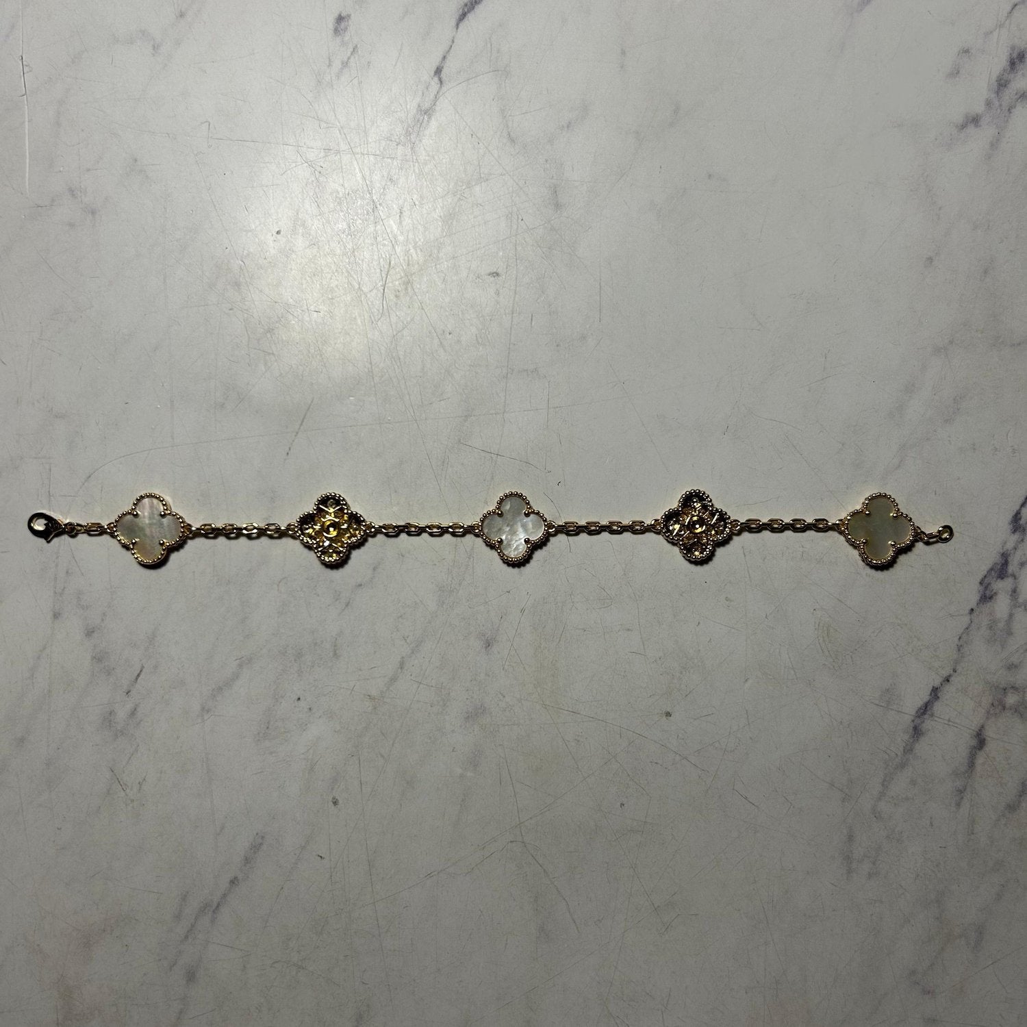 VAN CLEEF DIAMOND ALHAMBRA BRACELETS (8 COLOURS) - Image 24