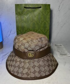GUCCI GG CANVAS BUCKET HAT