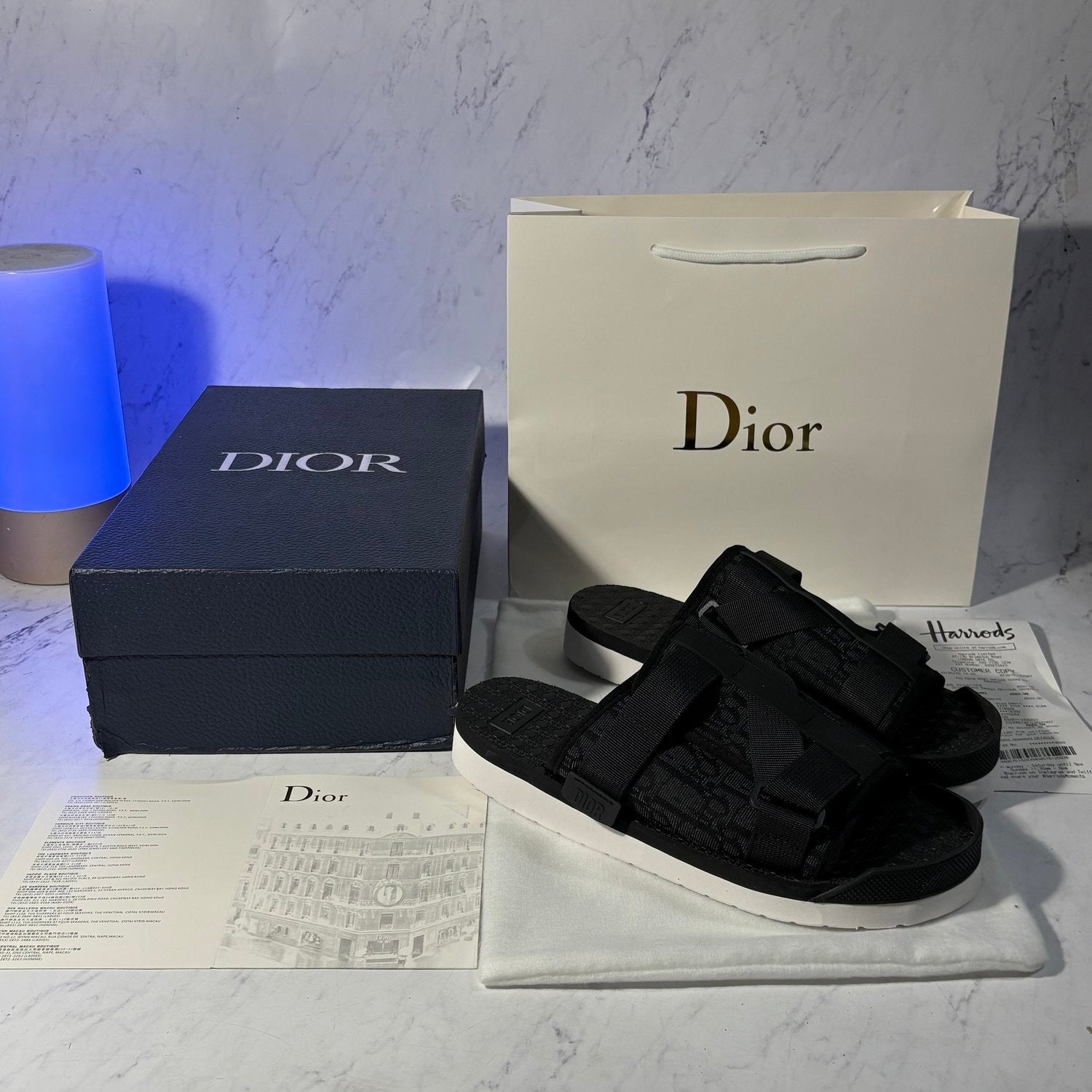 DIOR ALPHA SLIDERS (SIZE 8-11 UK)