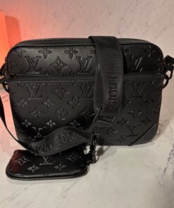 Alternative view of LV TRIO BAG SHADOW MONOGRAM BLACK