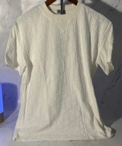 Alternative view of DIOR OBLIQUE T-SHIRT (WHITE SIZE S-XL)