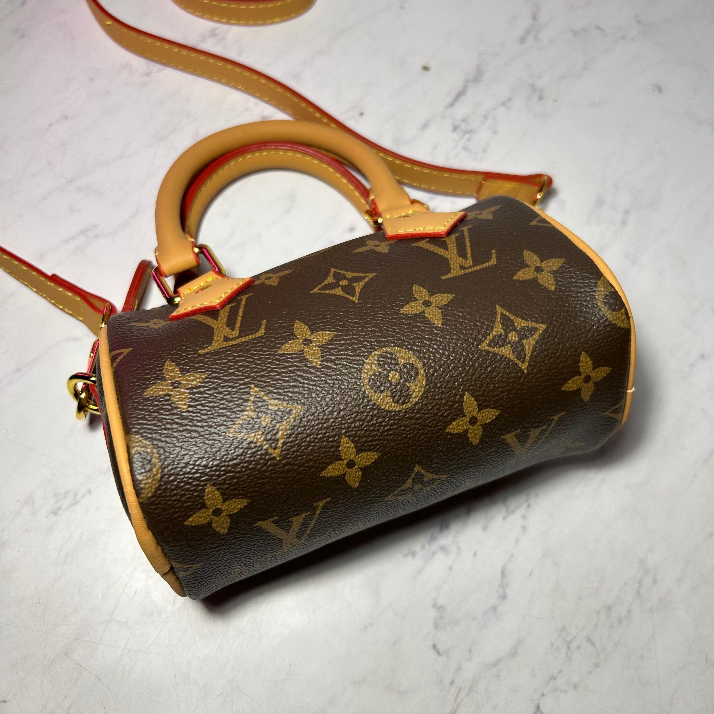 LV NANO SPEEDY HANDBAG - Image 6
