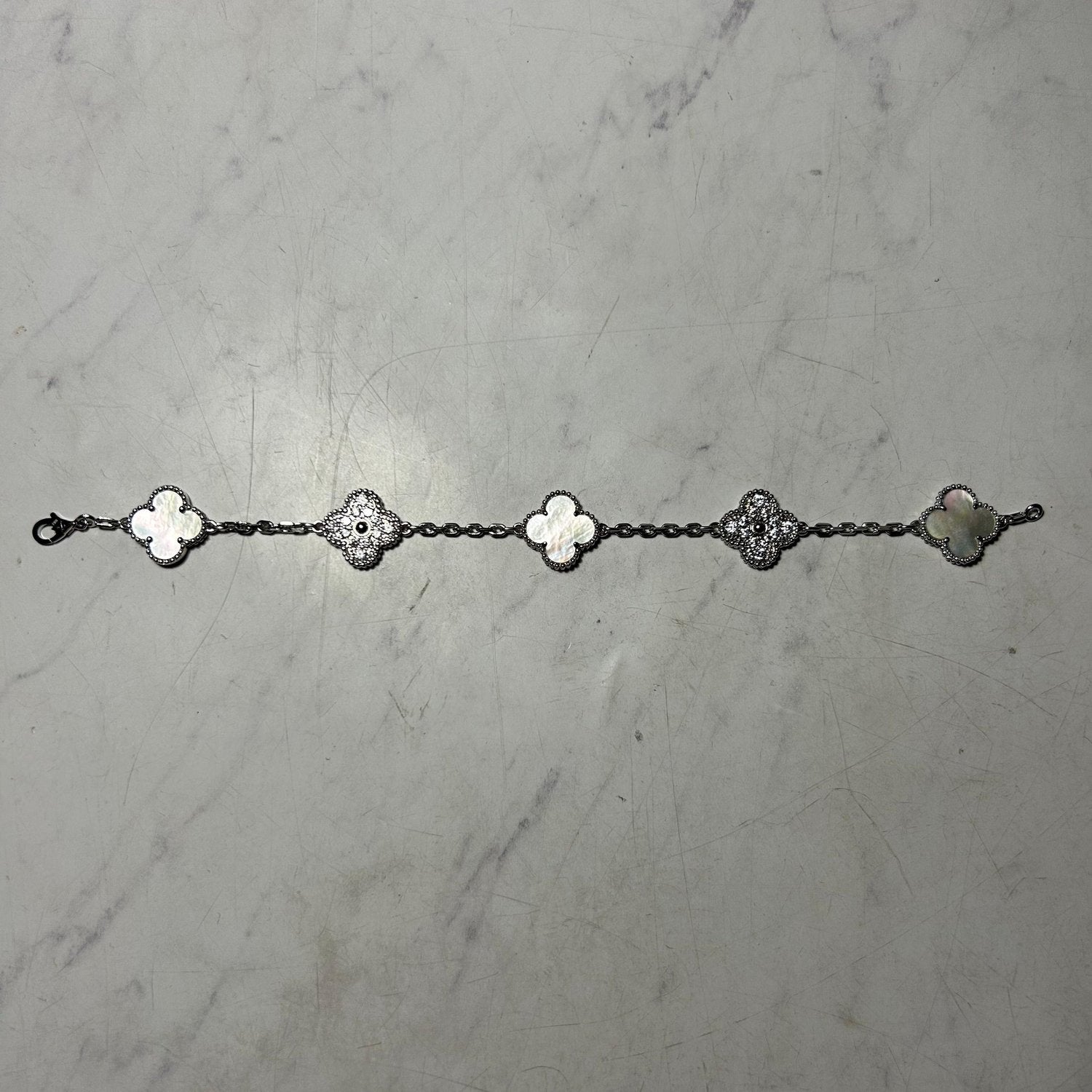 VAN CLEEF DIAMOND ALHAMBRA BRACELETS (8 COLOURS) - Image 30