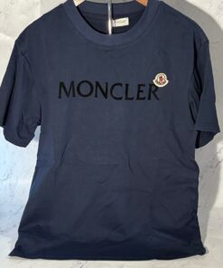 Alternative view of MONCLER FLOCKED LOGO T-SHIRT (SIZE S-XL)