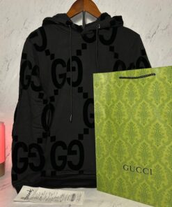 Alternative view of GUCCI MONOGRAM PATTERN HOODIE (SIZE M-XL)