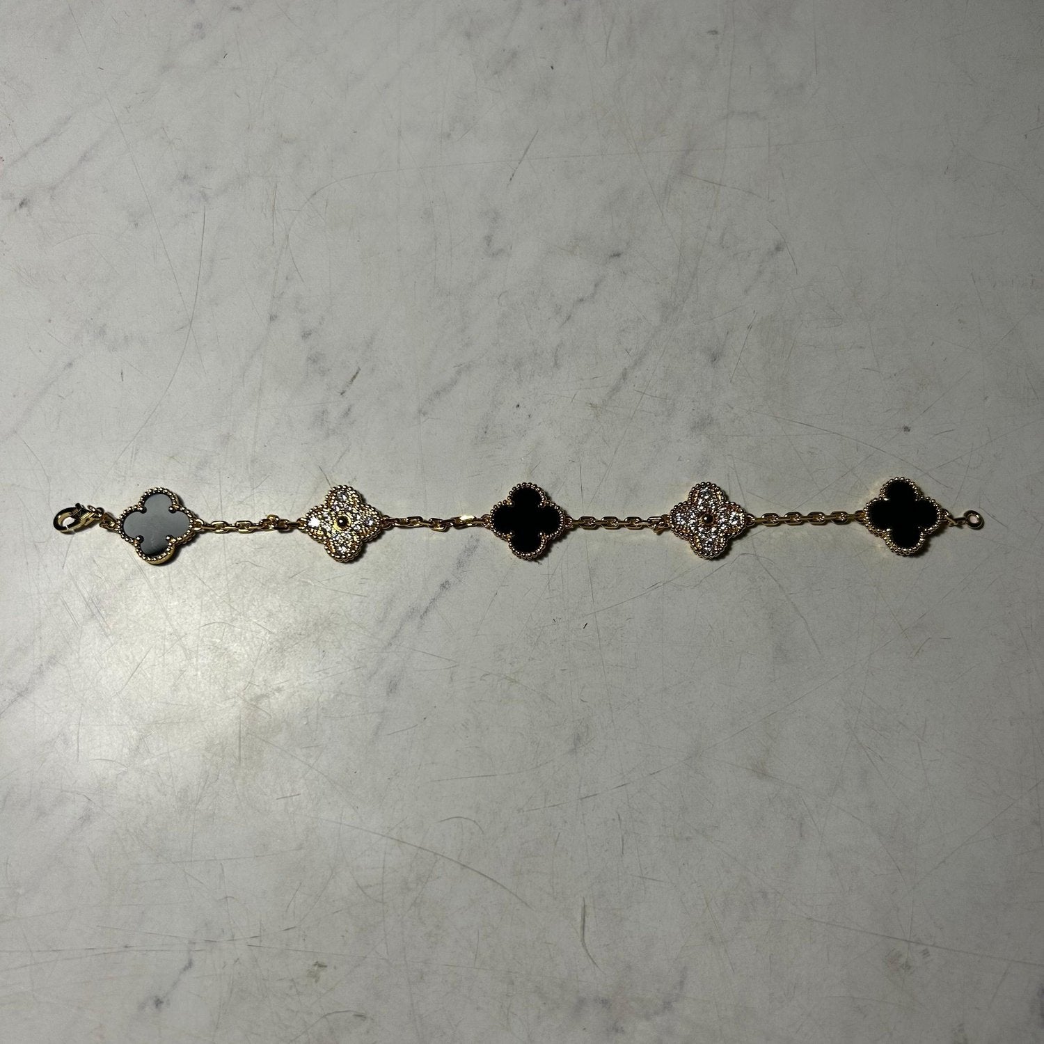 VAN CLEEF DIAMOND ALHAMBRA BRACELETS (8 COLOURS) - Image 9