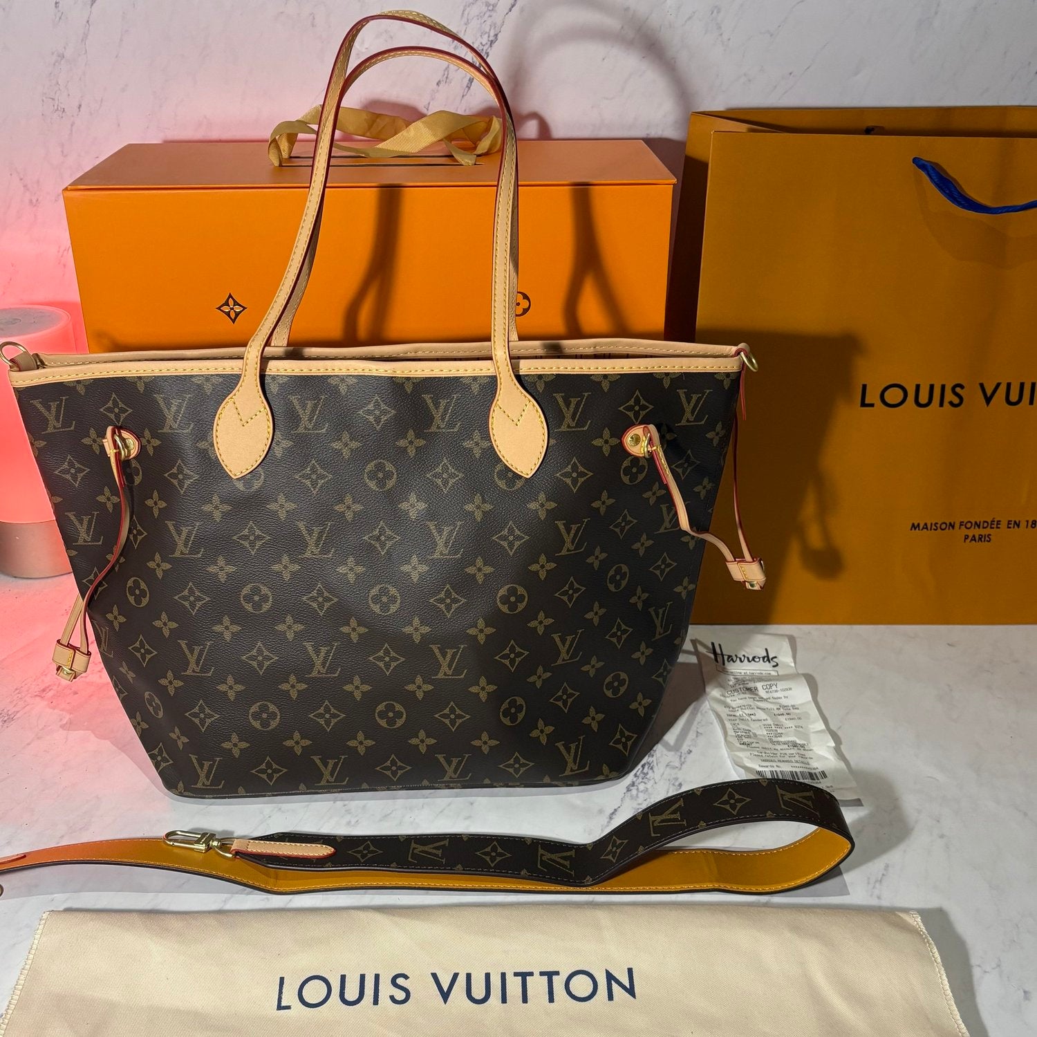 LV TOTE BAG INSIDE OUT