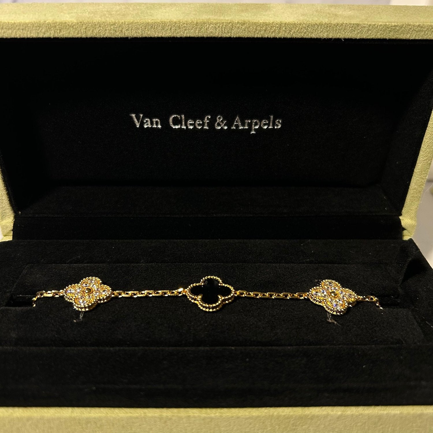 VAN CLEEF DIAMOND ALHAMBRA BRACELETS (8 COLOURS) - Image 3