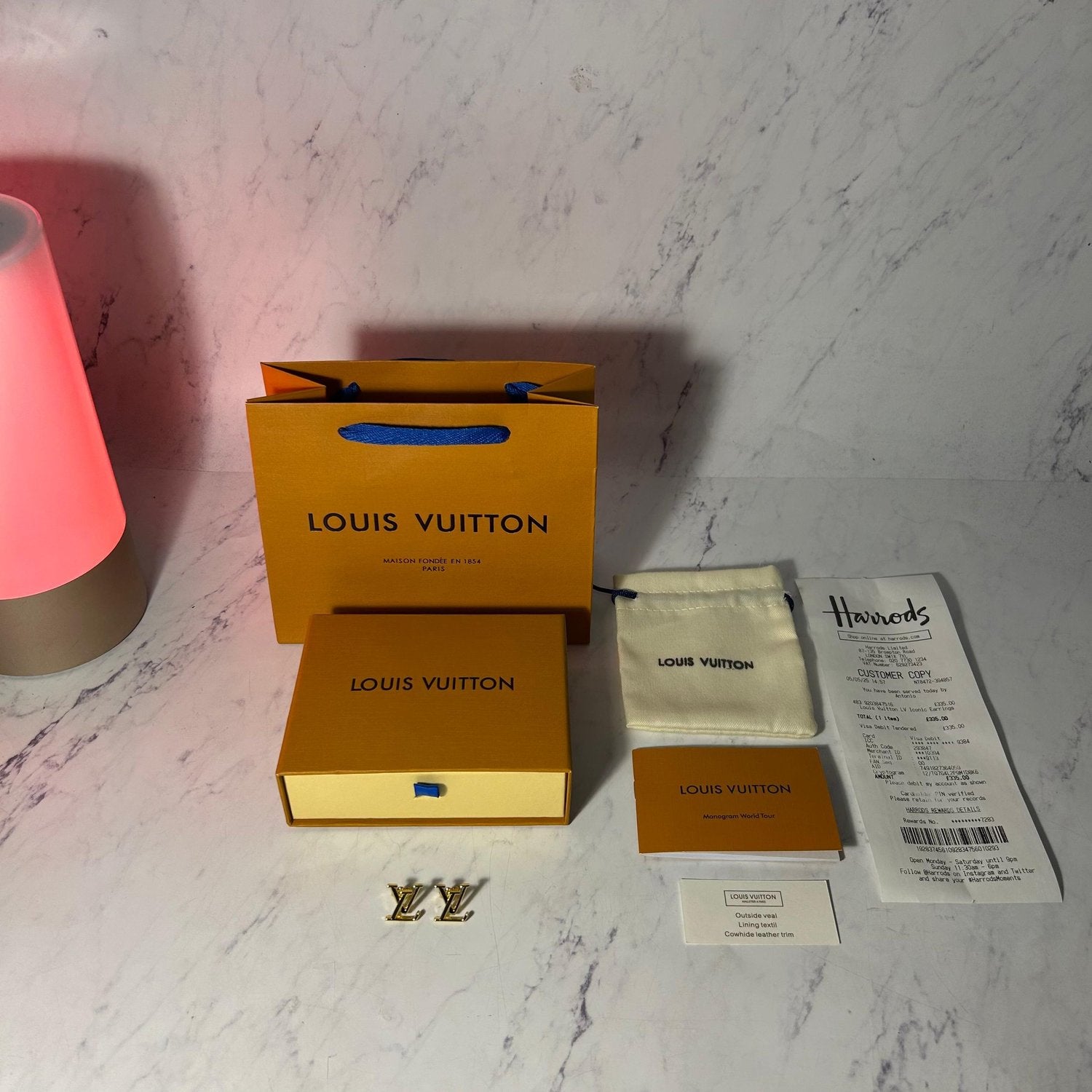 LV ICONIC EARRINGS (2 COLOURS)