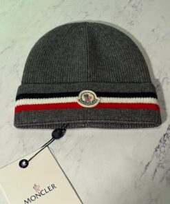 Alternative view of MONCLER BEANIE TRICOLOUR