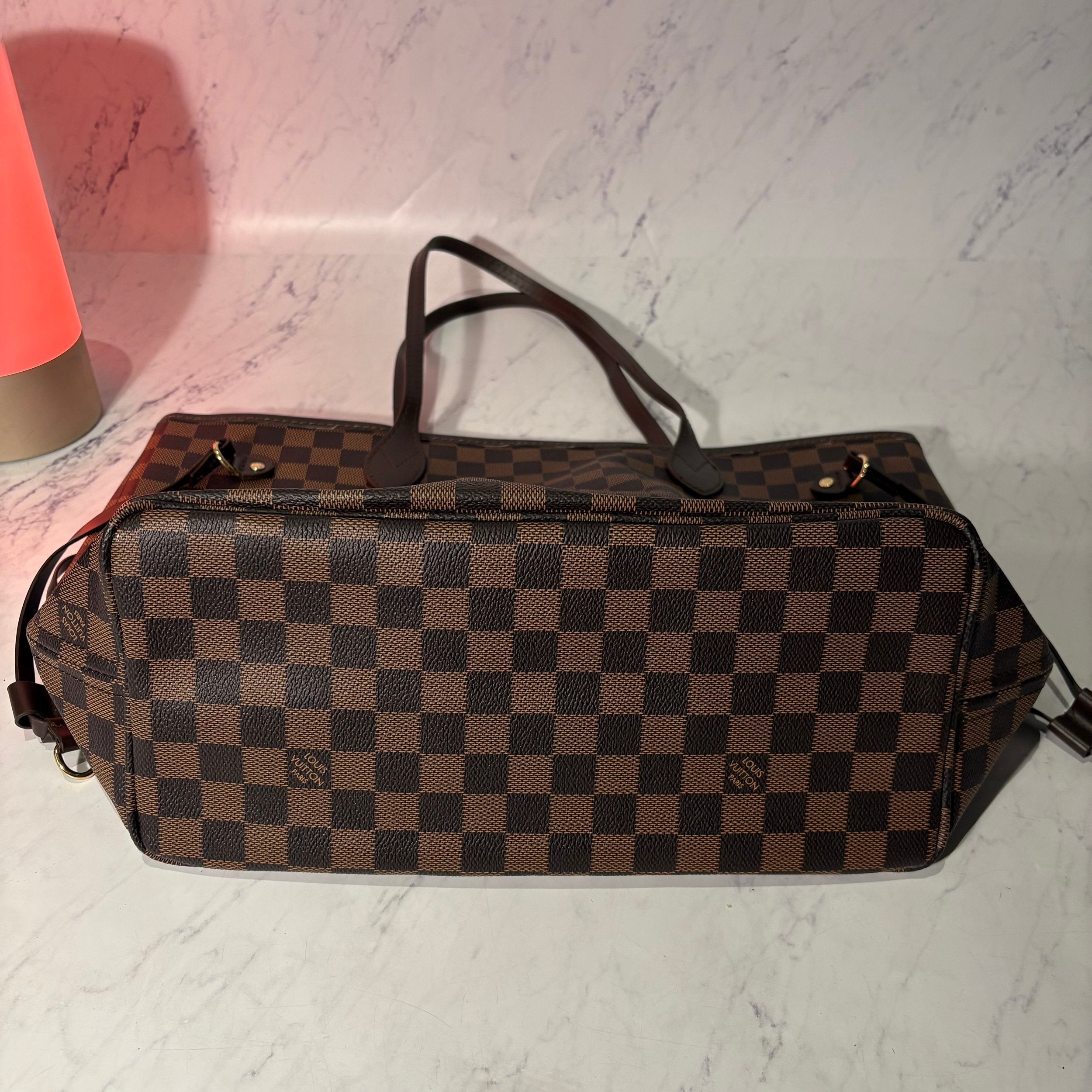 LV TOTE BAG BROWN DAMIER - Image 7