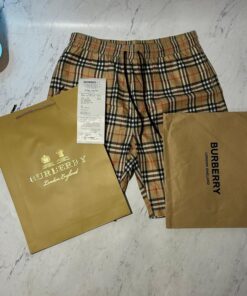 Alternative view of BURBERRY CHECKED SWIM SHORTS (SIZE M-XL)