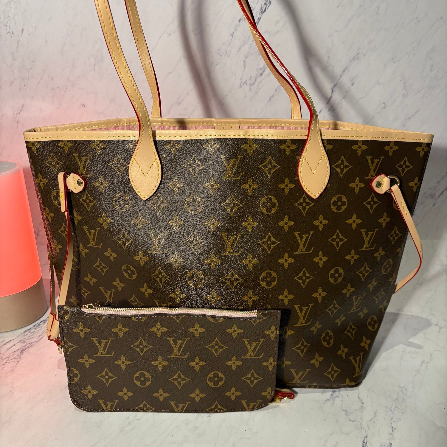 LV TOTE BAG BROWN MONOGRAM - Image 3