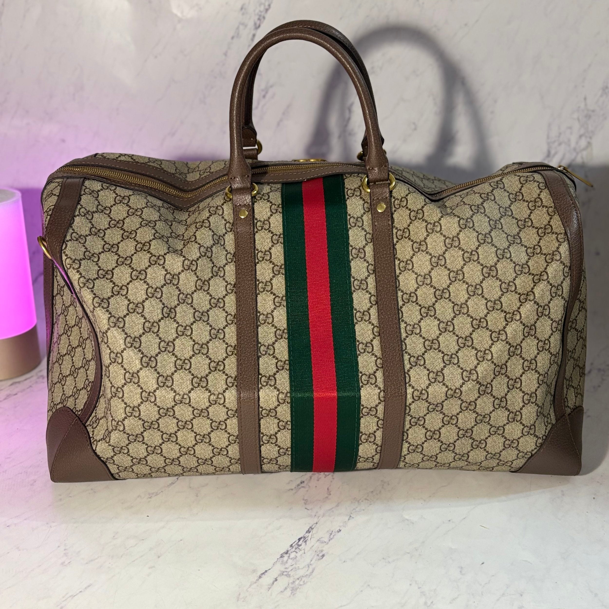 GUCCI LARGE SAVOY DUFFLE BAG - Image 9