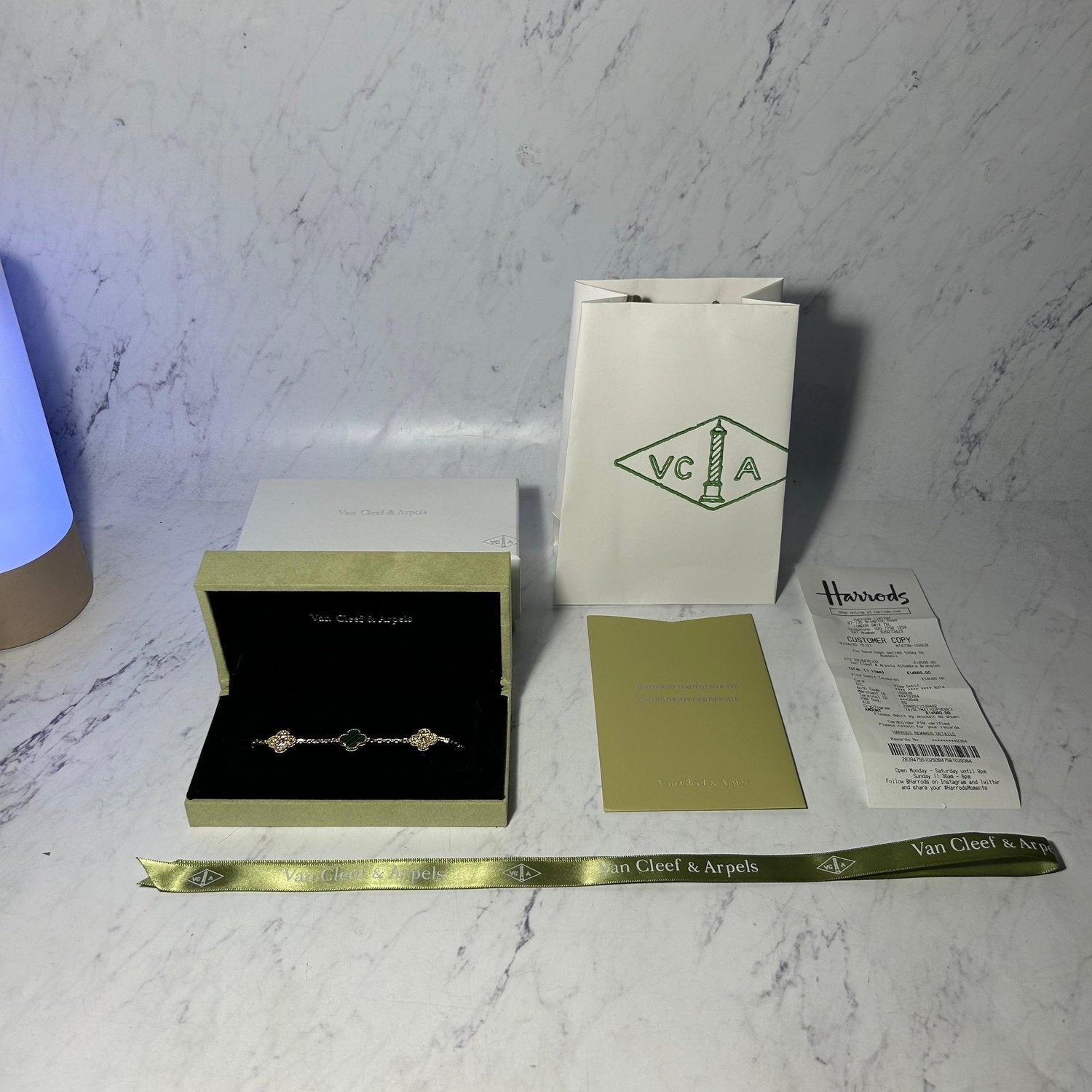 VAN CLEEF DIAMOND ALHAMBRA BRACELETS (8 COLOURS) - Image 12