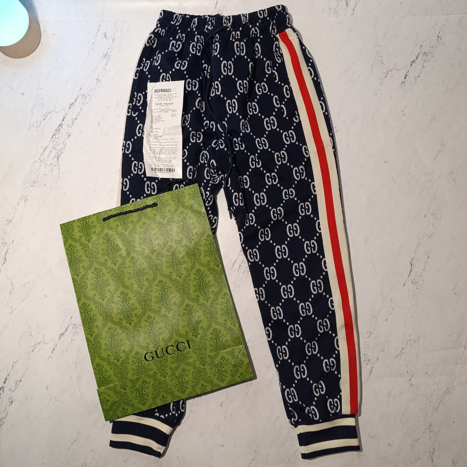 GUCCI GG JACQUARD JOGGERS (SIZE S-XL)