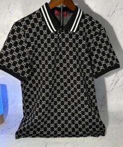 Alternative view of GUCCI POLO SHIRT GG PIQUET JACQUARD (SIZE M-XL)
