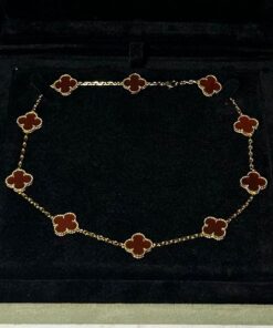 Alternative view of VAN CLEEF 10 MOTIFS NECKLACE (6 COLOURS)