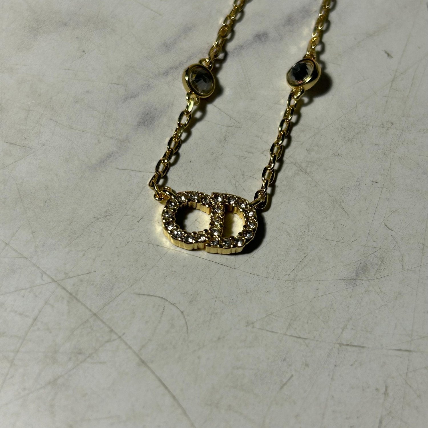DIOR PETIT CD NECKLACE (2 COLOURS) - Image 7