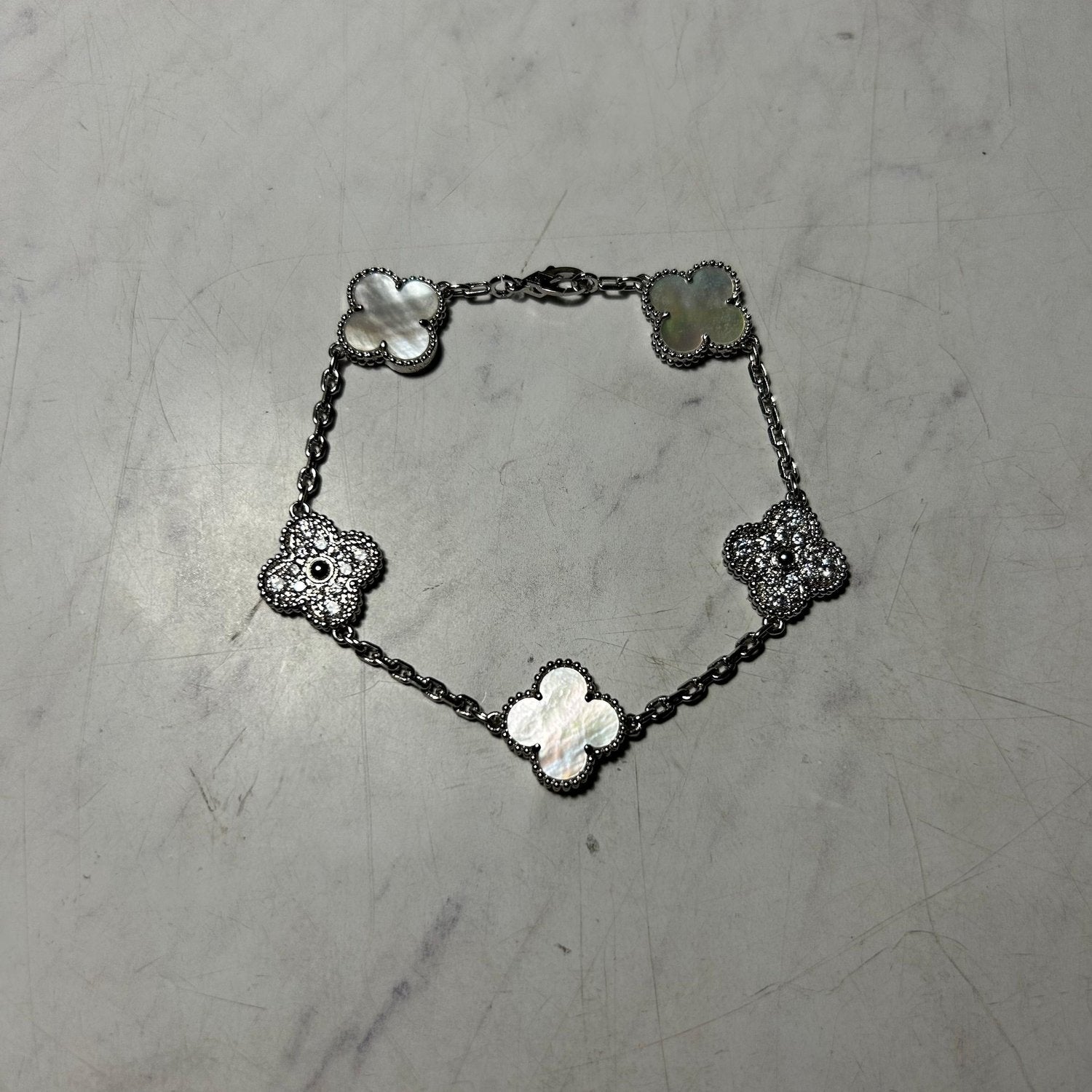 VAN CLEEF DIAMOND ALHAMBRA BRACELETS (8 COLOURS) - Image 29